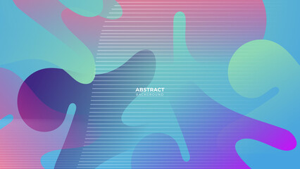 Abstract colorful purple pink shapes presentation background. Gradient dynamic lines background. Modern mosaic pattern colorful geometric design background