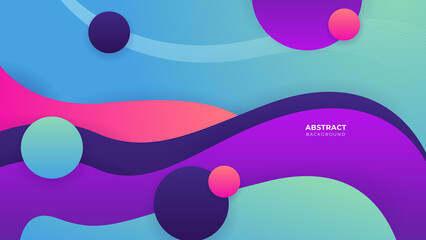 Abstract colorful purple pink shapes presentation background. Gradient dynamic lines background. Modern mosaic pattern colorful geometric design background