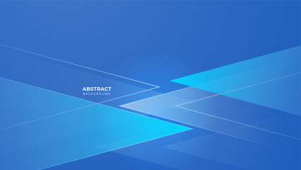 Minimal blue banner geometric shapes abstract modern background design. Design for poster, template on web, backdrop, banner, brochure, website, flyer, landing page, presentation, and webinar