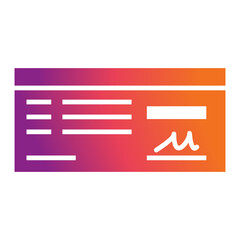 Cheque Icon