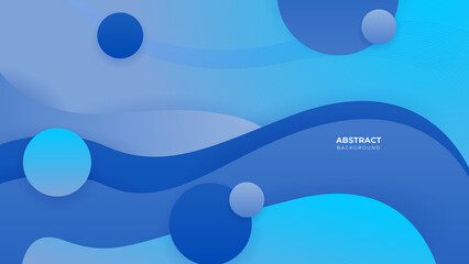 Abstract blue banner geometric shapes vector technology background, for design brochure, website, flyer. Geometric blue banner geometric shapes wallpaper for poster, presentation, landing page