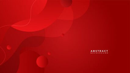Minimal red banner geometric shapes abstract modern background design. Design for poster, template on web, backdrop, banner, brochure, website, flyer, landing page, presentation, and webinar