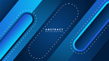 Modern blue abstract background vector