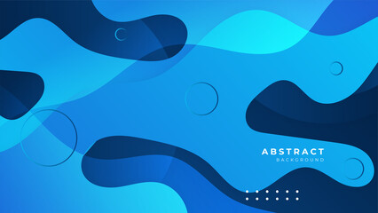 Minimal geometric blue banner geometric shapes light technology background abstract design. Vector illustration abstract graphic design banner pattern presentation background web template.