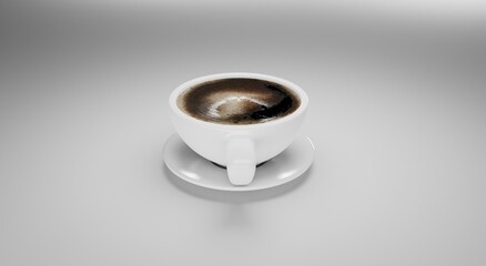 Cup of Coffee from diferent angles isolated