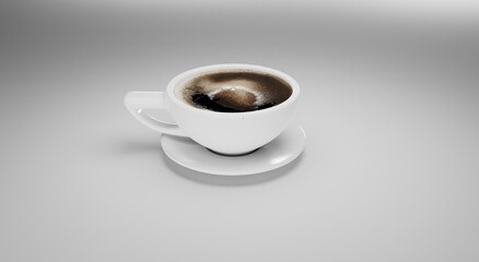 Cup of Coffee from diferent angles isolated