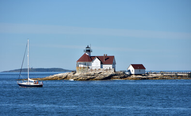 Fototapeta na wymiar Lighthouse in Maine