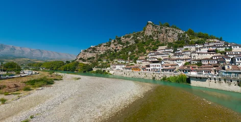 Fotobehang Berat town in Albania © Fyle