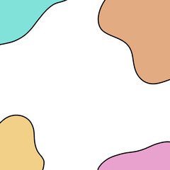 illustration of an background with a frame