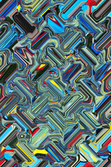 Abstract and Contemporary Digital Art design