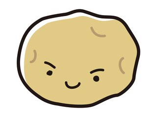 じゃがいものキャラクターのイラスト
