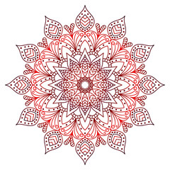 Mandala for Coloring book and decoration