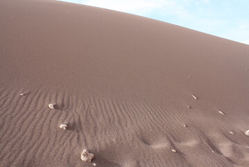 Moon valley of Atacama desert	