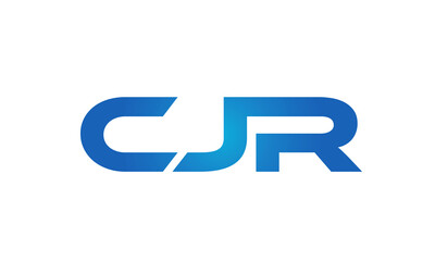 Connected CJR Letters logo Design Linked Chain logo Concept