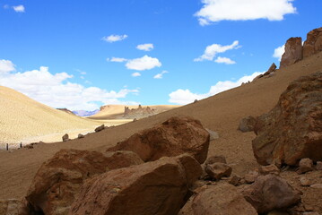 Moon valley of Atacama desert
