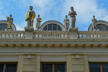 The theater of Skopje on Macedonia