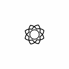 construction logo in line concept design.