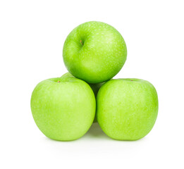 Green Apple Isolated on White Background