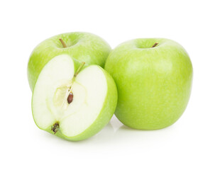 Green Apple Isolated on White Background