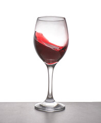 glass of red wine
