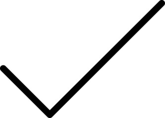  Vector check mark icon. symbol of check list, approval, or confirm with trendy flat style icon for web site design, logo, app, UI isolated on white background.eps