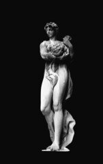 Ceres (Demeter) Olympian goddess of agriculture, harvest, grain. She symbolizes also the love of parents for their children. - obrazy, fototapety, plakaty