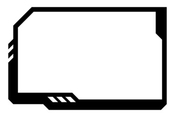 rectangle hud frame
