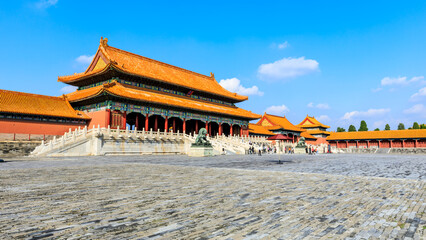The Forbidden City in Beijing, China. 