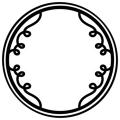 art circle frame
