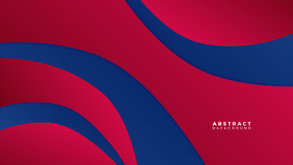 Abstract blue red banner geometric shapes geometric light triangle line shape with futuristic concept presentation background