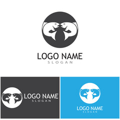 Fish logo template. Creative vector symbol