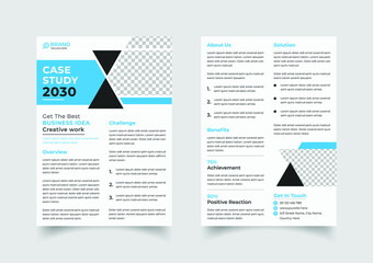 Creative case study template design