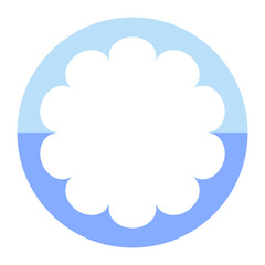 round colorful text box
