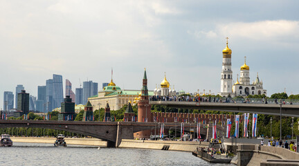 Obraz premium St. Basil's Cathedral. Temple on Red Square in Moscow.