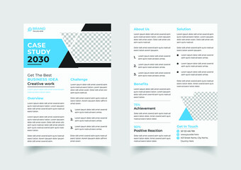 Creative case study template design