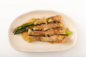 アスパラ肉巻き