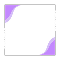 curve edge square frame
