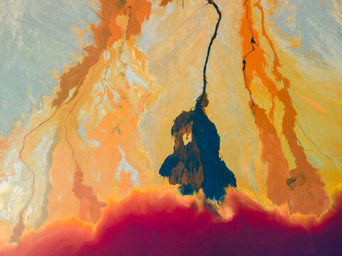 Abstract background with colorful stains