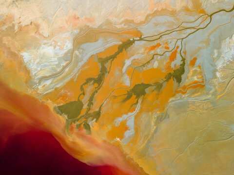 Abstract background with colorful stains