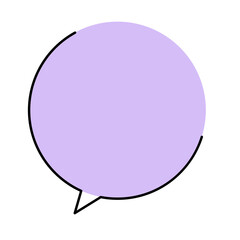 circle speech balloon
