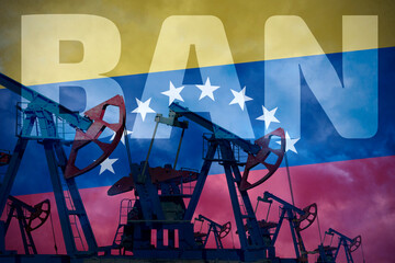 Ban on oil supplies from Venesuela. Economic sanctions. World crisis. Rejection of hydrocarbon...