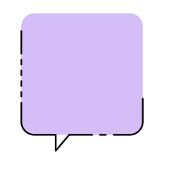 square speech balloon
