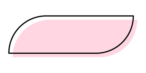 pastel rectangle frame
