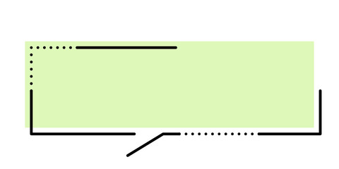 pastel speech bubble
