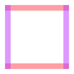 colorful square frame
