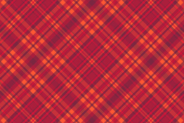 Tartan plaid pattern with texture and warm color.