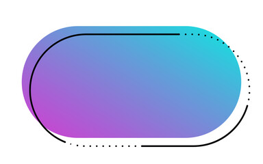 gradient minimal rectangle frame
