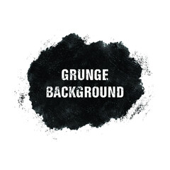 vector grunge background. black paint stroke texture