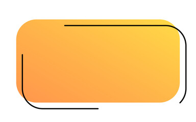 gradient minimal rectangle frame
