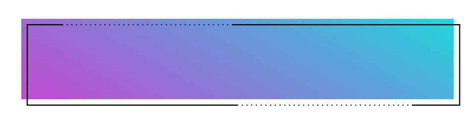 gradient minimal rectangle frame
